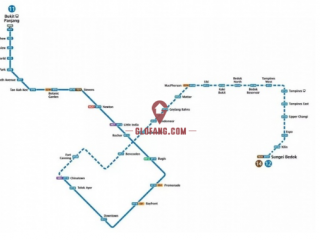 新加坡地铁蓝线全线开通了  你坐过吗