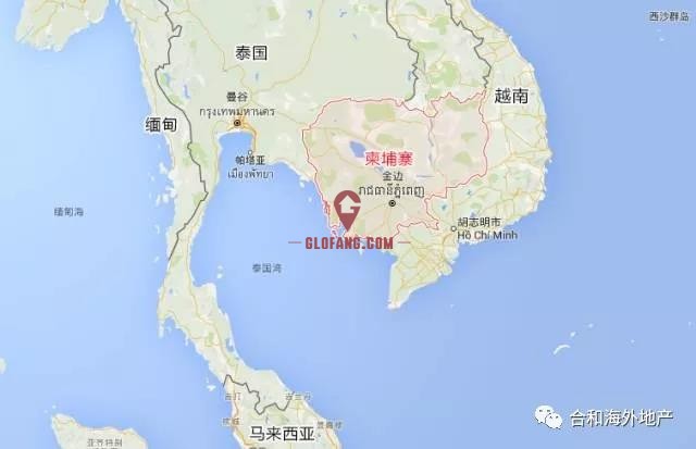 柬埔寨位置
