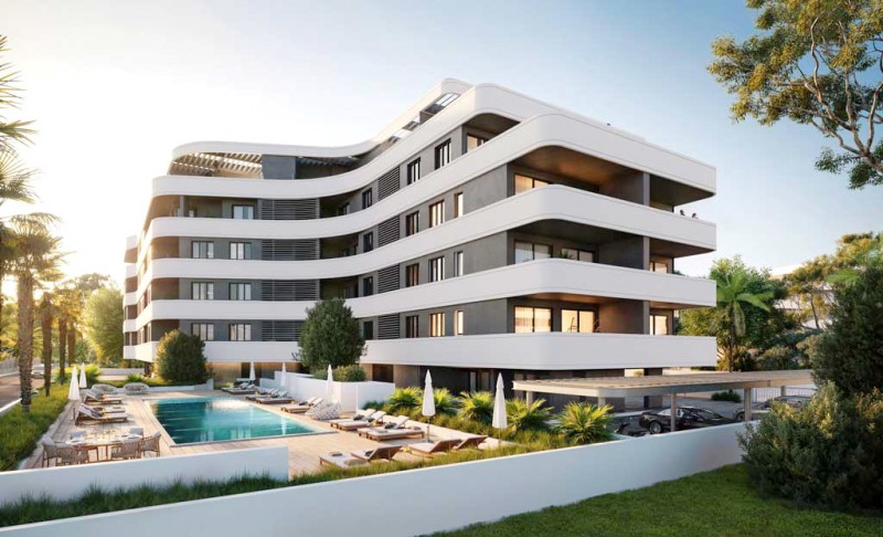 塞浦路斯 利马索尔 豪华顶层公寓别墅 4房 大天台带私人泳池