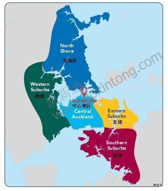 说说奥克兰的分区会和中国哪个城市最像呢