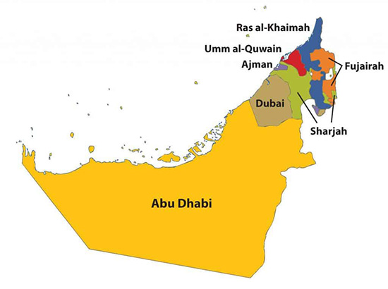 迪拜位置阿联酋图片