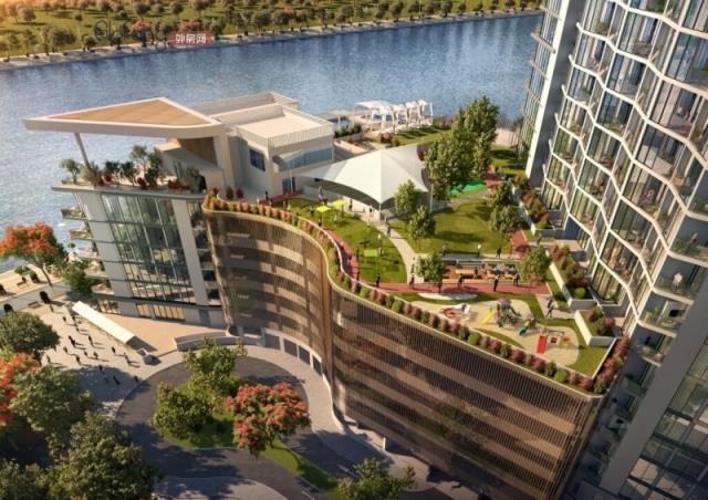 迪拜房产：迪拜学区房，首霸心领地，WAVES浪花公馆，运河景，编号48660