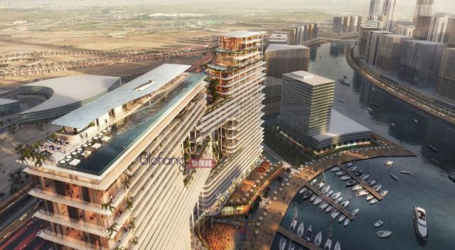 迪拜房产：迪拜市中心顶级豪宅，大平层+空中别墅，多彻斯特品牌，编号48674