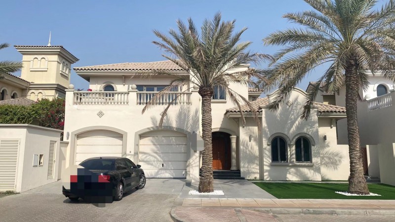 迪拜地产：迪拜二手房，迪拜棕榈岛，4房独栋别墅出售