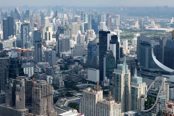An aerial view of high-rise buildings in Bangkok.?(Photo: Sarot Meksophawannakul)