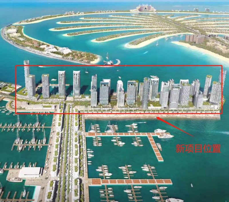 迪拜房产投资 王子岛的海景房 买房拿绿卡了，编号49897