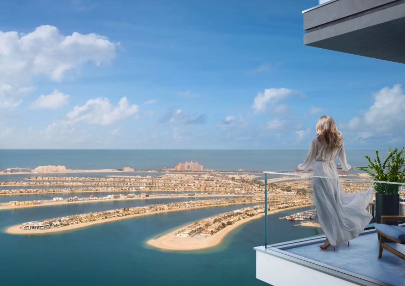 迪拜房产投资 王子岛的海景房 买房拿绿卡了，编号49897