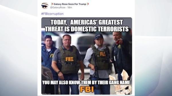 Trump's supporters on Truth Social were unhappy the former president was raided. Pic: Truth Social