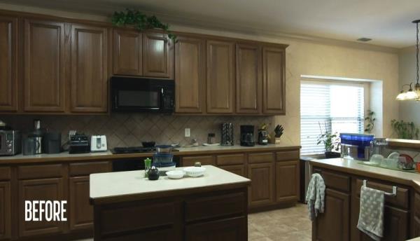 "No Demo Reno" kitchen before