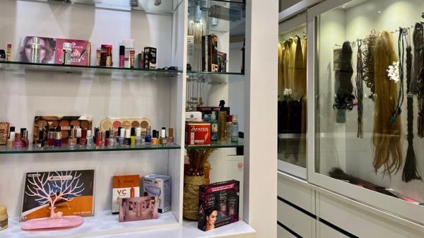 A beauty salon in Kabul