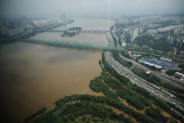 Aftermath of record level of torrential rain in Seoul