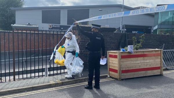 Forensic investigators have been at the scene