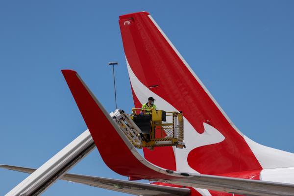 Qantas begins preparing and equipping planes for return of international flights in Sydney