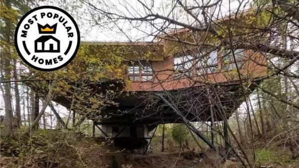 Minnesota Midcentury Home Floating Above a Creek Is the Week��s Most Popular Listing