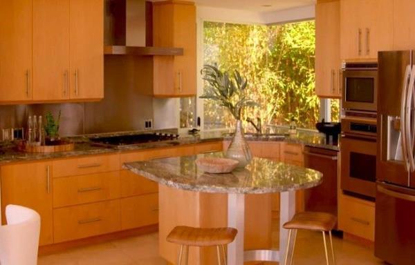 Dated kitchen cabinets