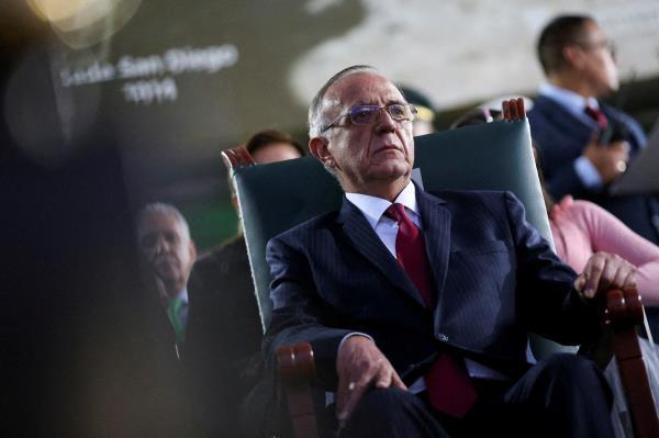 Appointment ceremony of the new commander of the military forces, in Bogota