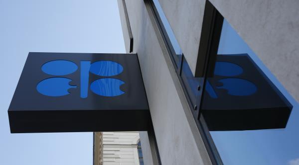 OPEC logo is pictured at its headquarters in Vienna