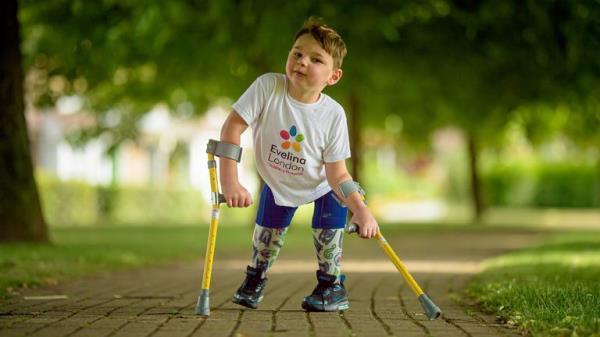 Tony Hudgell raised more than ��1m for charity after walking 10 kilometres in June 2020