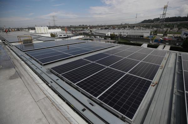 Solar panels in Mexico state