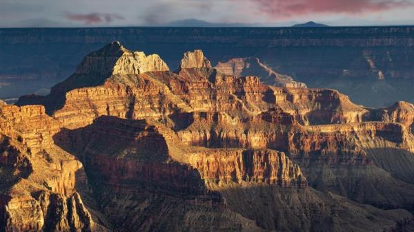 Bright Angel Point is on the North Rim of the Grand Canyon National Park