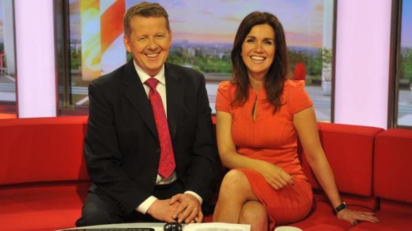 BBC Handout photo dated 05/04/12 of presenters Bill Turnbull and Susanna Reid on the BBC Breakfast set in Salford