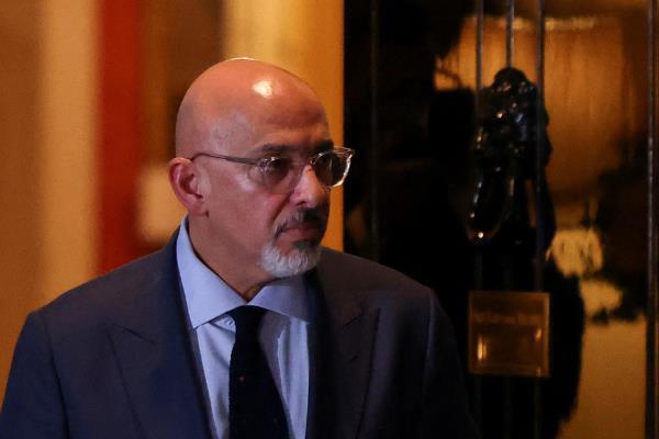 British new Finance Minister Nadhim Zahawi leaves 10 Downing Street, in London