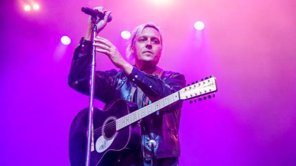 Win Butler of Arcade Fire performs at the Coachella Music & Arts Festival at the Empire Polo Club on Friday, April 15, 2022, in Indio, Calif. (Photo by Amy Harris/Invision/AP)