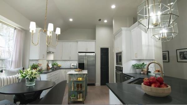 Remodeled kitchen