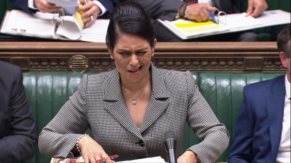 Priti Patel tells Labour MPs to shut up