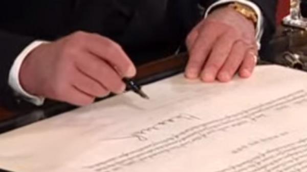 King Charles's signature