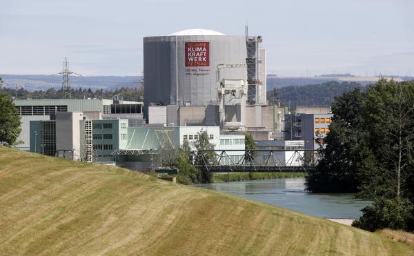 General view shows the nuclear power plant KKW Beznau of Swiss energy company Axpo near Beznau