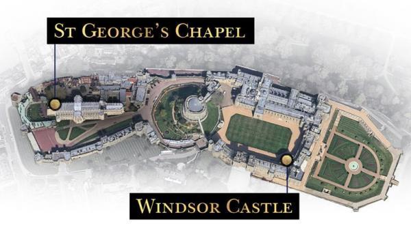 The Queen's coffin will be taken to St George's Chapel at Windsor Castle for a televised committal service
