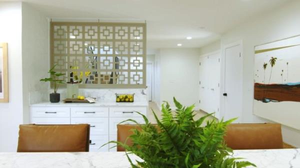 Reclaimed lattice screen