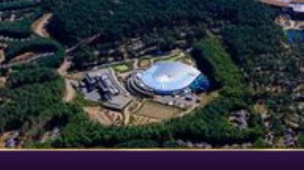 The leisure complex at Center Parcs Woburn Forest, Bedfordshire