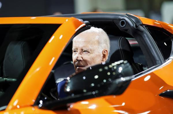 U.S. President Biden visits the Detroit Auto Show in Detroit, Michigan