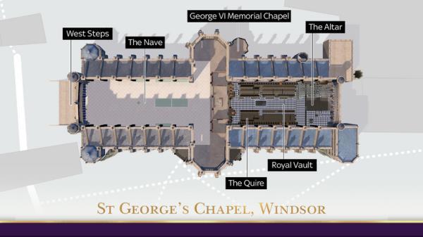 St George's Chapel floor plan