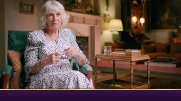 Queen Consort Camilla appearing in BBC documentary on Sunday 18 September paying tribute to Queen Elizabeth. Pic: BBC