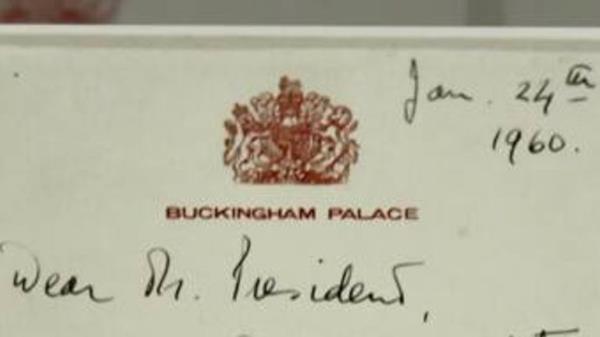 Queen Elizabeth II shares her scone recipe with President Eisenhower