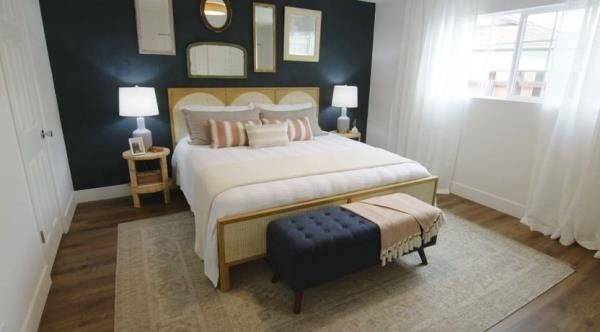 Roman clay accent wall