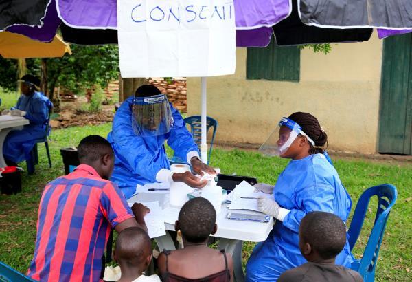 Vaccination against ebola virus in Kirembo village