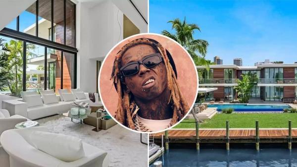 Lil Wayne Lists His Waterfront Mansion in Miami Beach for a Whopping $29.5M