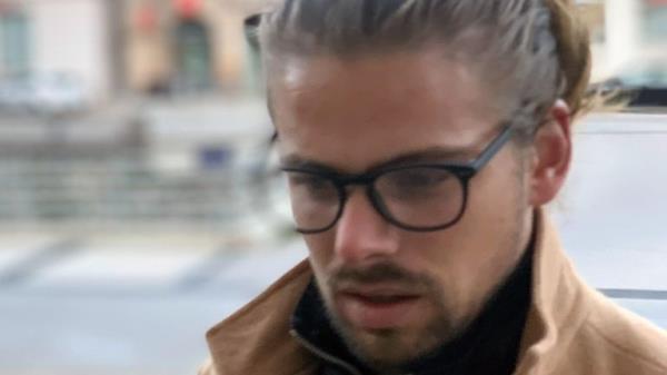 BEST QUALITY AVAILABLE Leo Lemaire arriving at Palais de Justice, Tulle, central France, where he is accused of of the French equivalent of manslaughter by gross negligence following the death of Jessica Lawson, 12, in July 2015.
