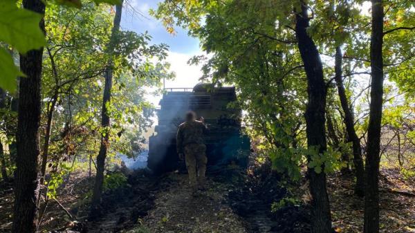 Sky News is the first to be granted permission to film a multiple-launch rocket system given to Ukraine by the UK in action during the war and to meet with the soldiers operating it.