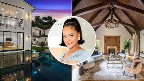 Take a Tour of Rihanna��s Newest Beverly Hills Mansions