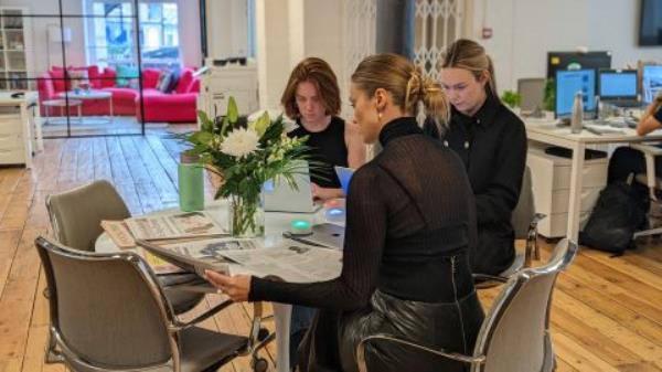 Unity, a public relations agency in London, has installed a 'traffic light' system so staff can indicate whether they're available to chat. 