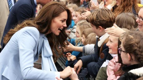 The Princess of Wales in Carrickfergus on Thursday