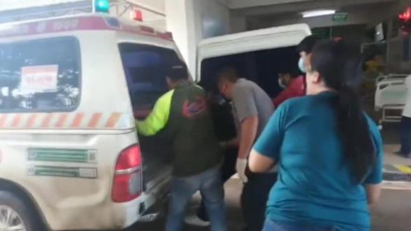 Emergency services at the scene