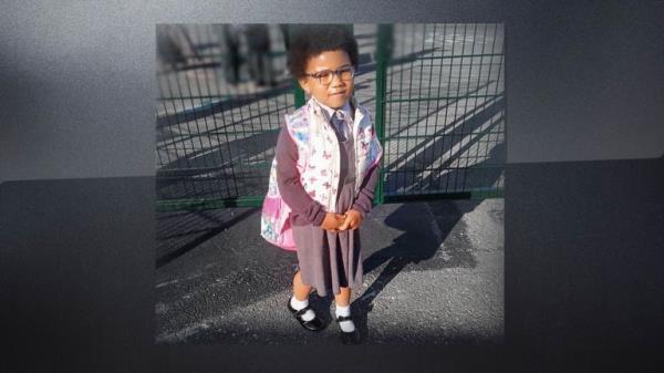 Shauna Flanagan Garwe, aged five, was killed in the blast with her father Robert