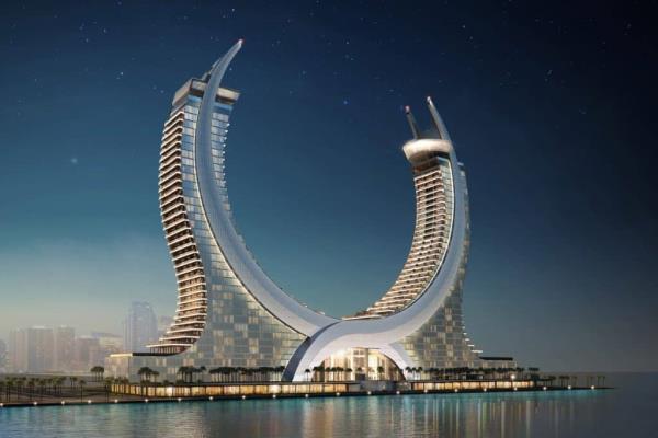 FIFA World Cup Qatar 2022 Katara Towers in Lusail Raffles and Fairmont