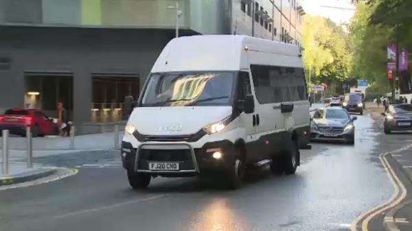 Lucy Letby van arrives